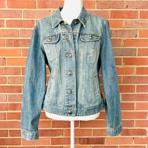 INC Jean Jacket Large